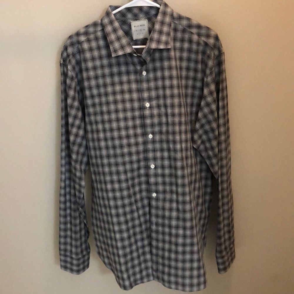 Billy Reid XL Fit 1 Button Down Shirt